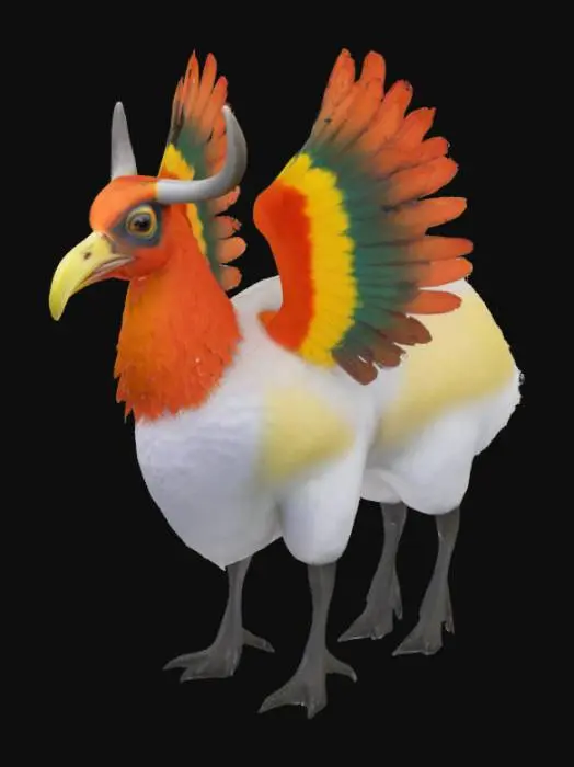 3D model for Ox bird hybrid 