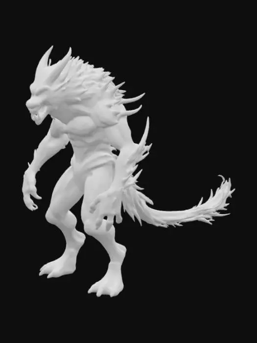 3D model for Scorn inspired wolf 