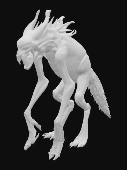 3D model for Scorn inspired wolf 