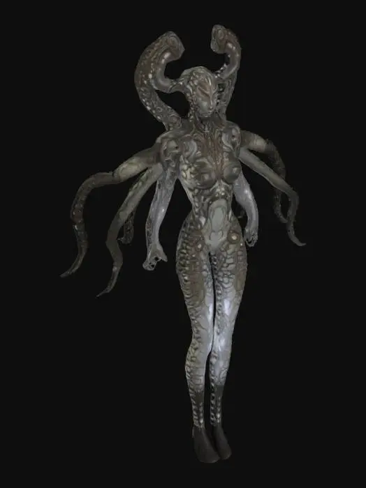 3D model for Cephalopod Warrior
