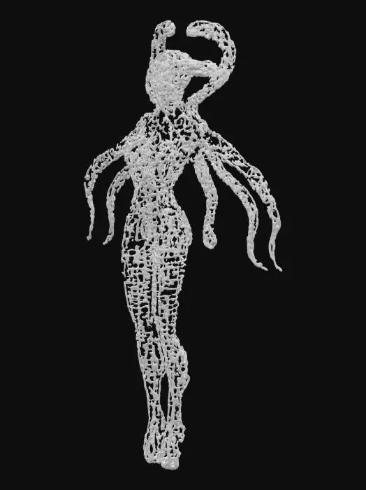 3D model for Cephalopod Warrior