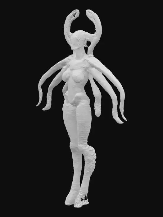 3D model for Cephalopod Warrior
