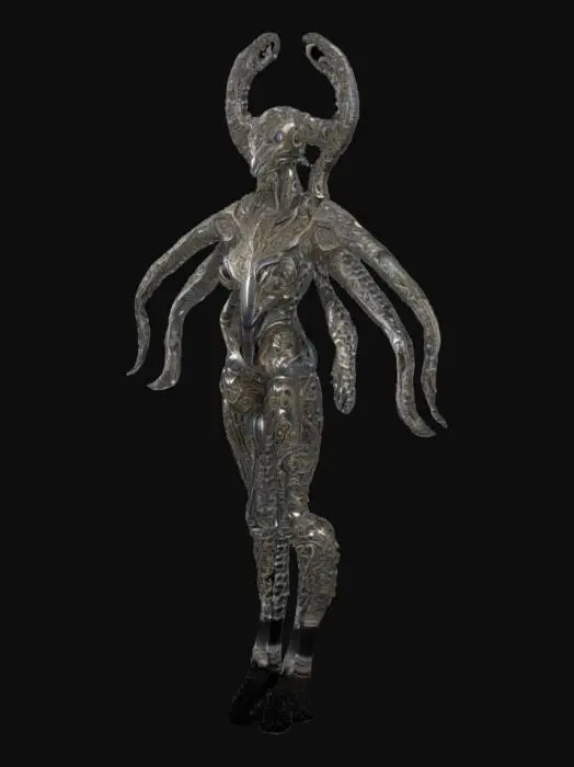 3D model for Cephalopod Warrior