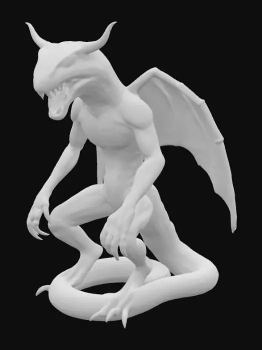 3D model for Were-viper viper human hybrid 