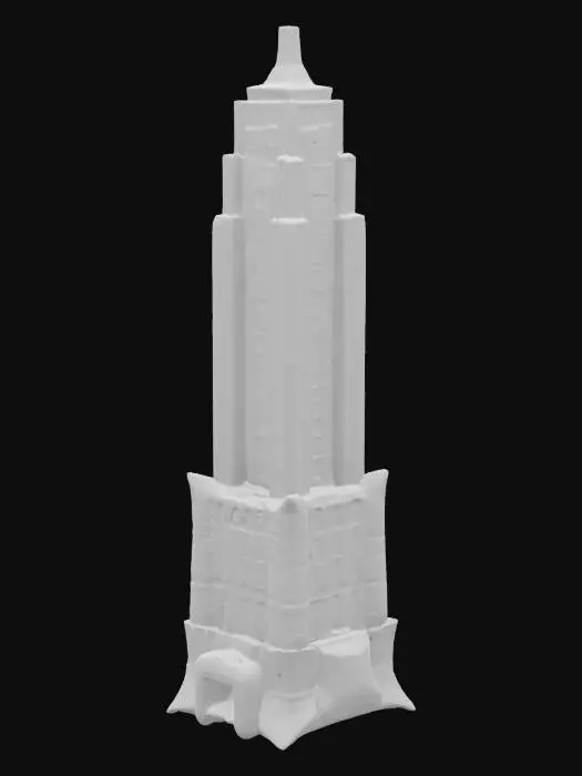 3D model for #AroundTheWorld#, inflatable empire state building 