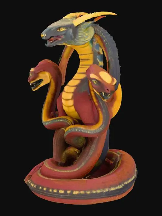 3D model for #AroundTheWorld#,  sphinx hydra hybrid 