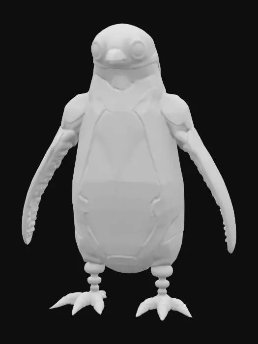 3D model for #AroundTheWorld#,  biomech penguin
