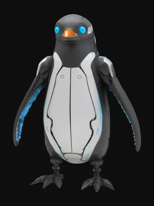 3D model for #AroundTheWorld#,  biomech penguin
