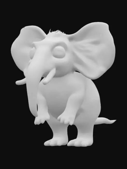 3D model for anteater elefant hybrid

