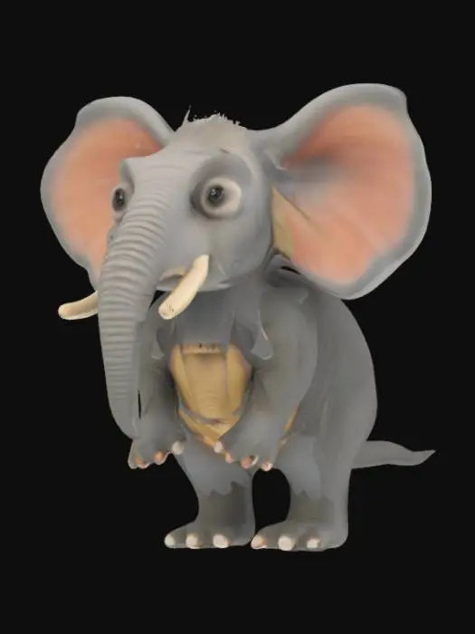 3D model for anteater elefant hybrid

