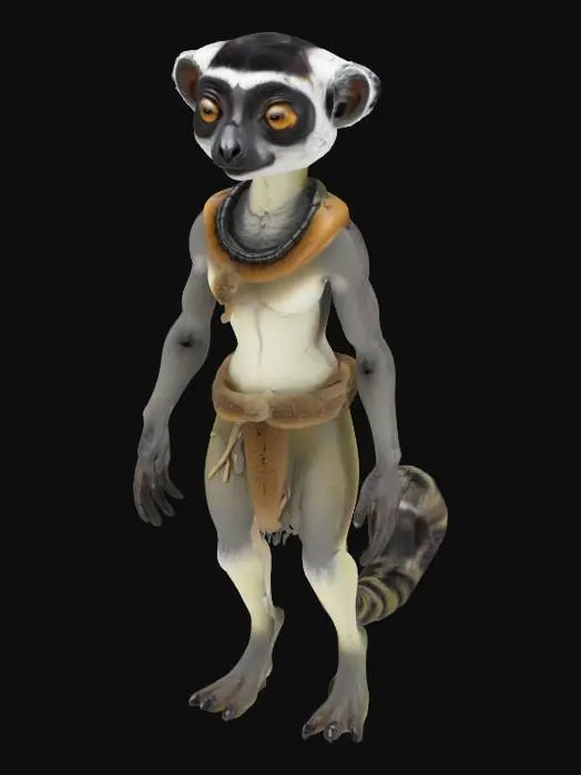 3D model for Lemur human hybrid 