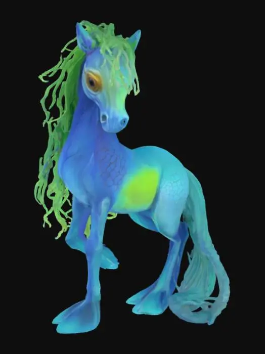 3D model for Sea Robin horse hybrid 