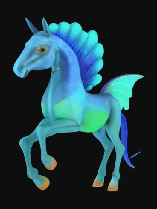 3D model for Sea Robin horse hybrid 