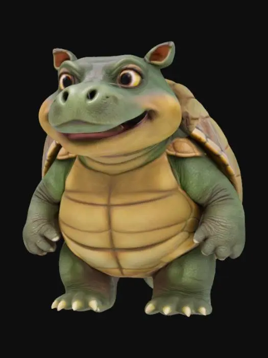 3D model for Turtle hippopotamus hybrid 