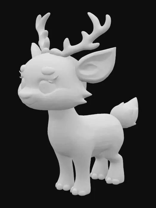 3D model for Deer red panda hybrid 