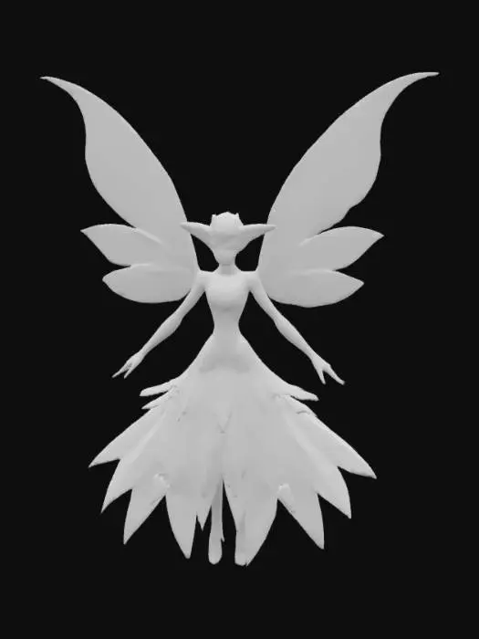 3D model for #fairy#, iris monster 