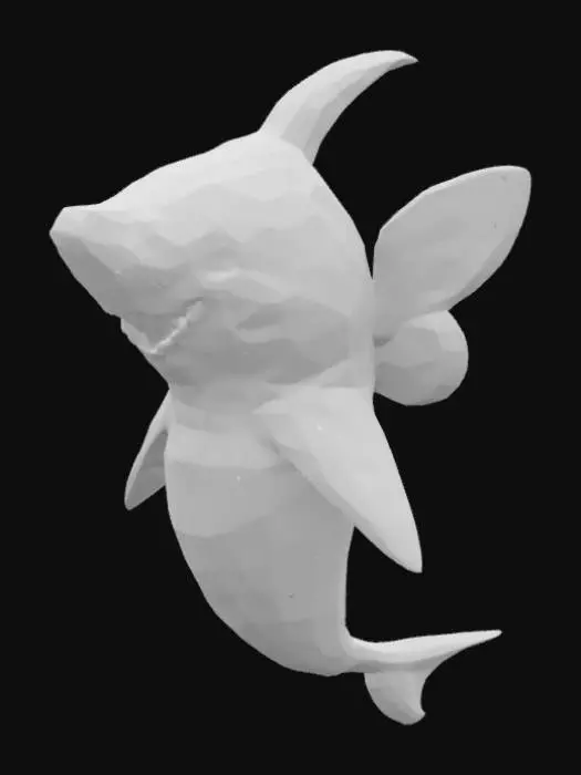3D model for Shimmering Fairy Shark, #SketchTo3D#
