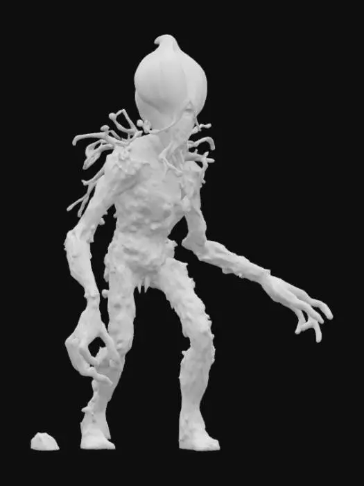 3D model for Blooming Guardian, #SketchTo3D#