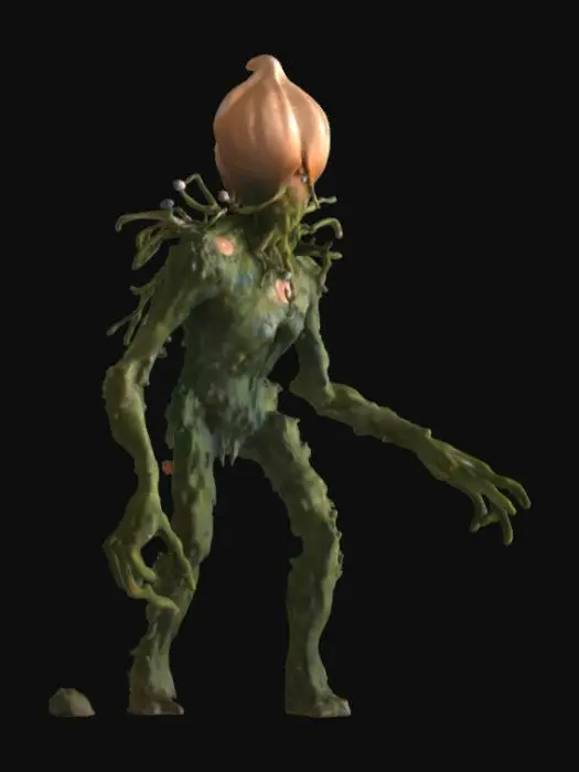 3D model for Blooming Guardian, #SketchTo3D#