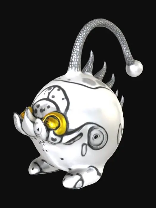 3D model for Bubble Creature, #SketchTo3D#