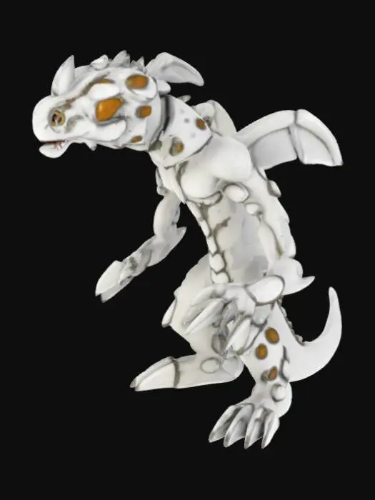 3D model for Azure Dragon Sketch, #SketchTo3D#