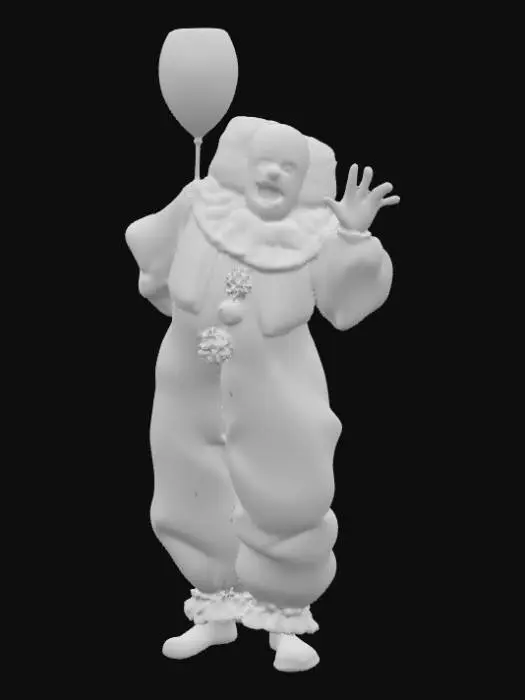 3D model for Clown with Balloon