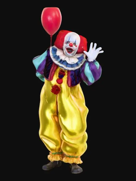 3D model for Clown with Balloon