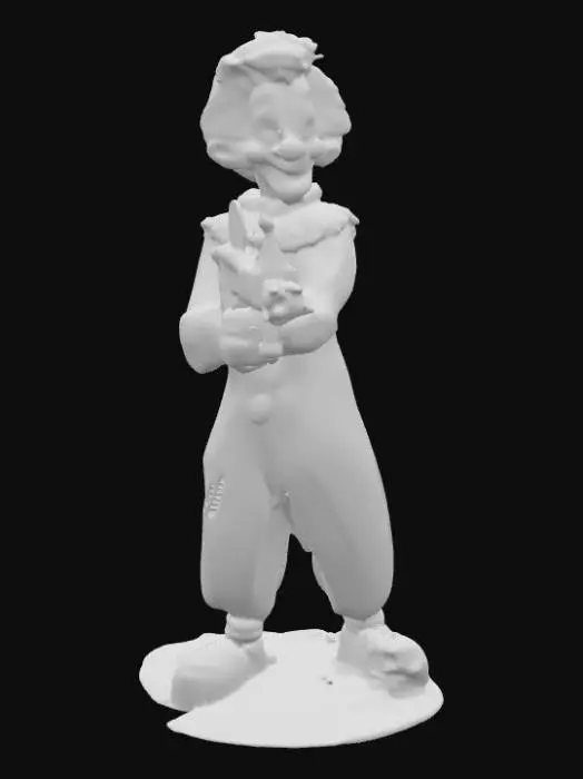 3D model for Clown with Toy Ray Gun