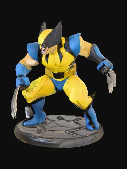 3D model for Wolverine Figurine