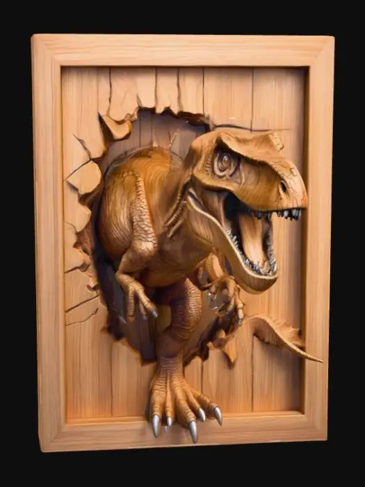 3D model for T-Rex Unleashed