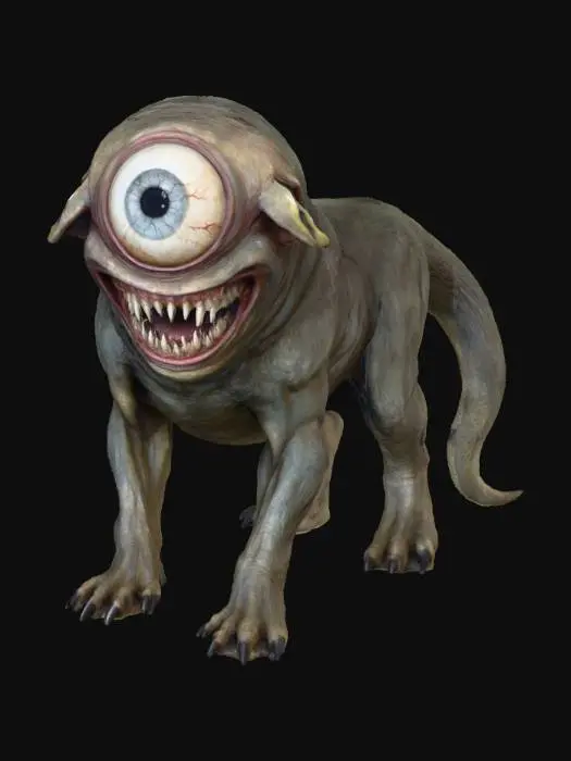 3D model for Curious Cyclops Creature