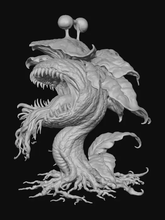 3D model for Carnivorous Blossom