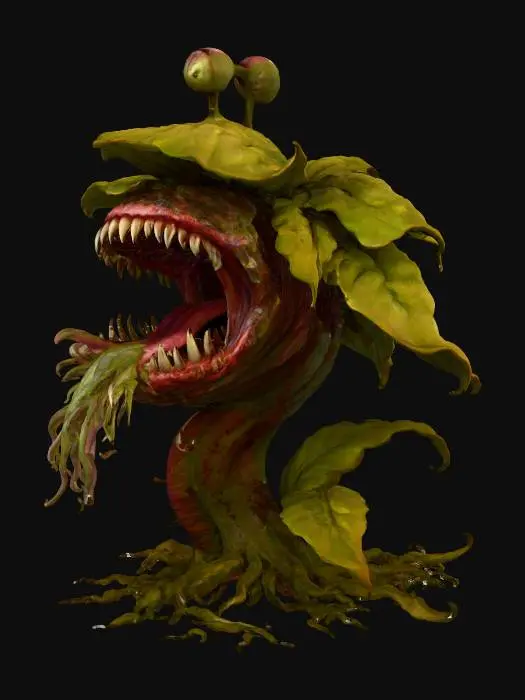 3D model for Carnivorous Blossom