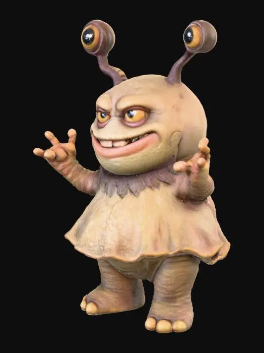 3D model for Cheeky Alien, #villain#