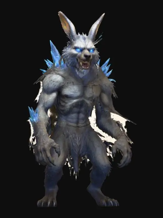 3D model for Frostbite Harefiend, #villain#
