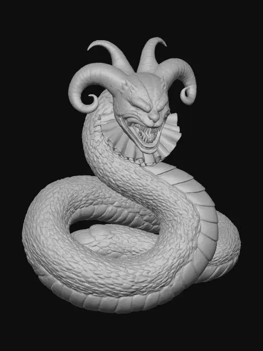 3D model for Circus Serpent Showdown, #Halloween2025#