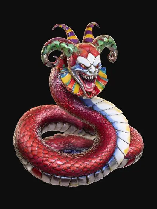 3D model for Circus Serpent Showdown, #Halloween2025#