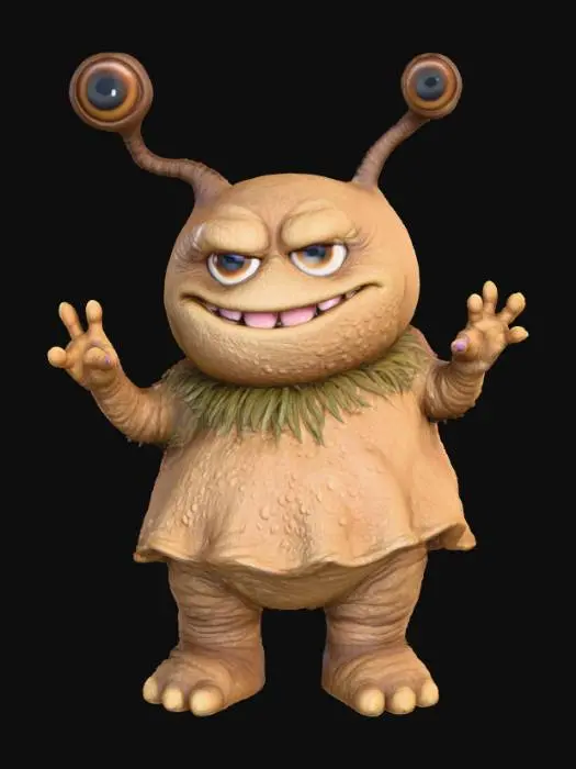 3D model for Cheeky Alien,, #Halloween2025#