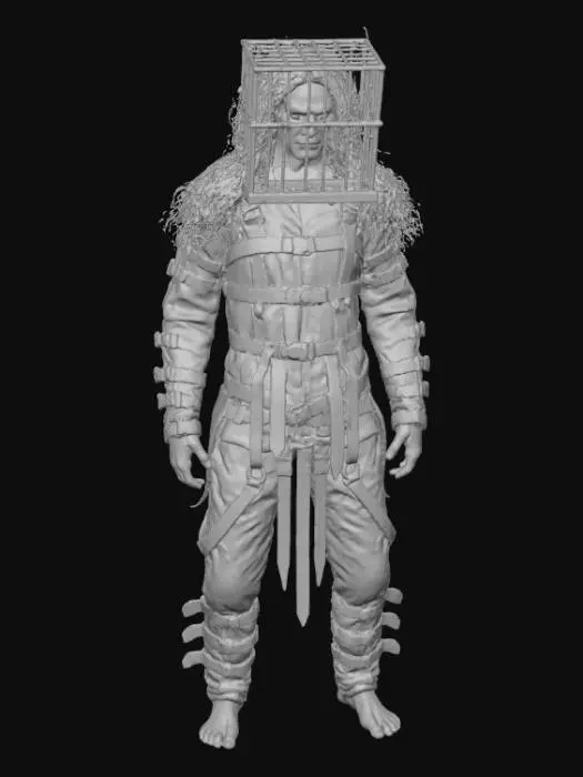 3D model for Caged Phantom, #Halloween2025#