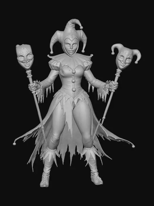 3D model for Harlequin's Haunt, #Halloween2025#
