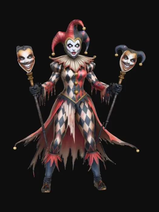 3D model for Harlequin's Haunt, #Halloween2025#