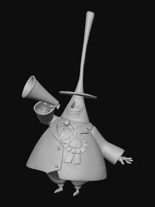3D model for Mayor with a Megaphone, #Christmas2025#