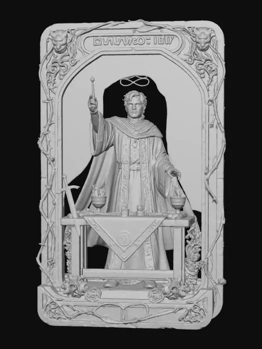 3D model for The Magician