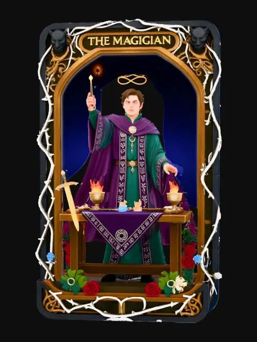 3D model for The Magician