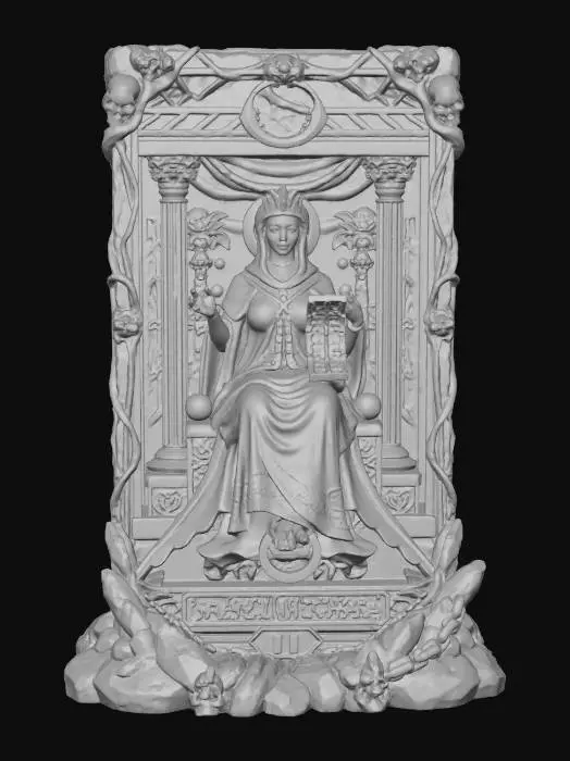 3D model for High Priestess of Shadows