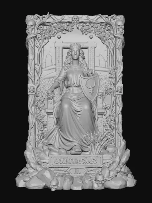 3D model for Empress of the Underworld