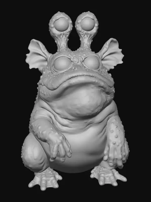 3D model for Alien Toad Creature