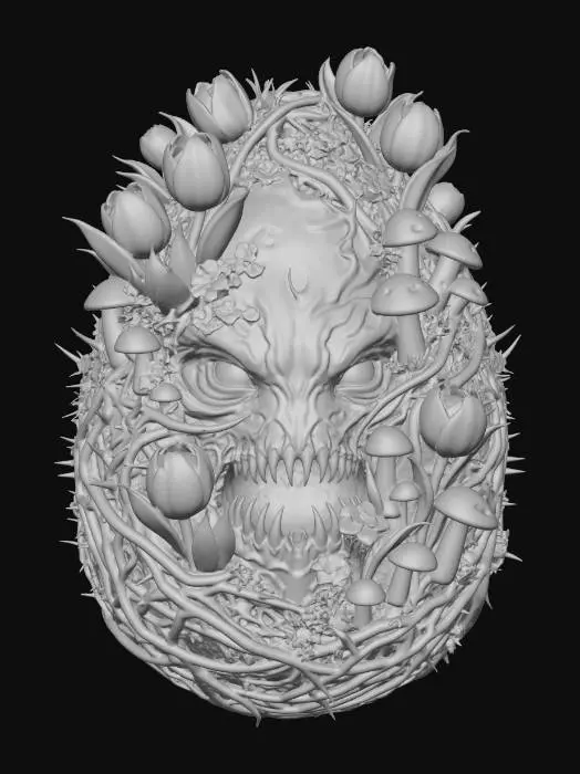 3D model for Bloombound Behemoth, #EasterEgg2026#