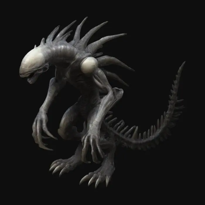 3D model for Cyber monster 