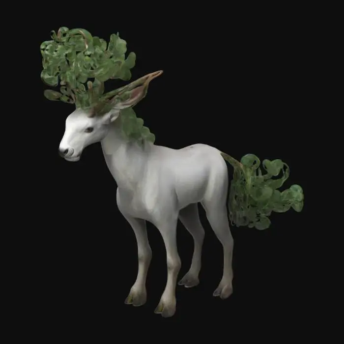 3D model for Floral Stag